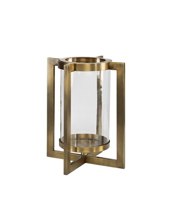 Hovedbilde VERANO lyslykt brass M 