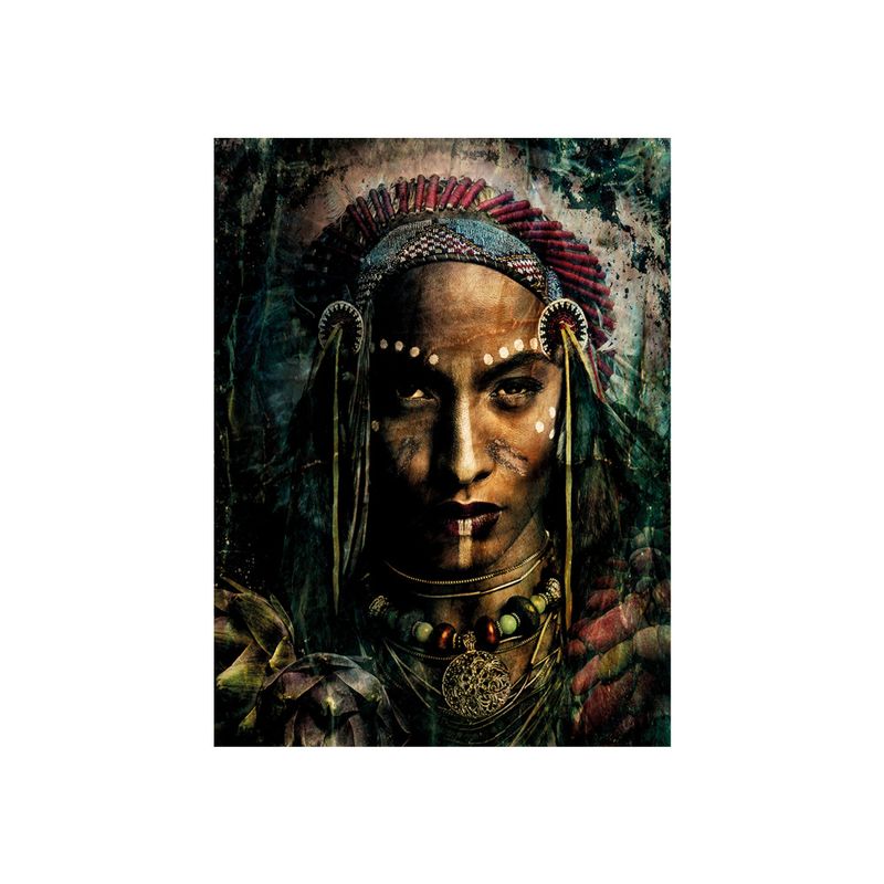 INDIAN PORTRAIT GN8348-A 80x120 Cobra Art Fototavle på Plexiglass