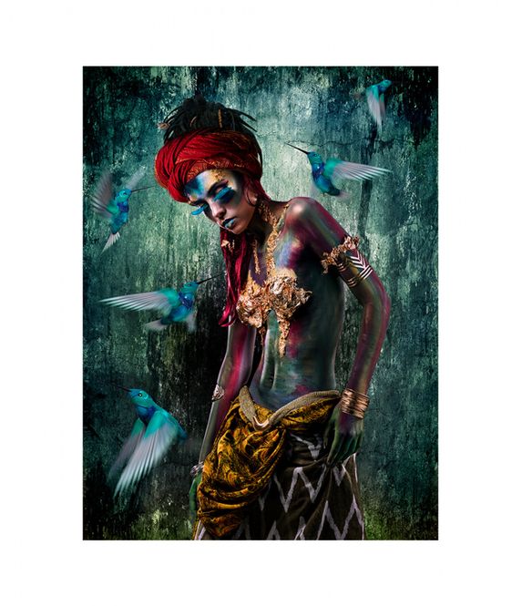 Hovedbilde KOLIBRI GN8237 100x150cm printet på plexi