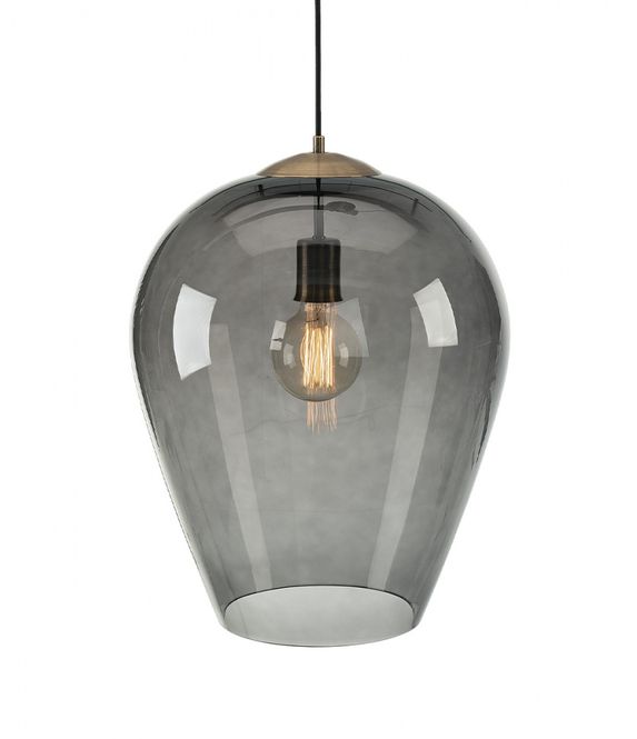 Hovedbilde INFINITY taklampe smoke grey Ø36x 50h  82-70303