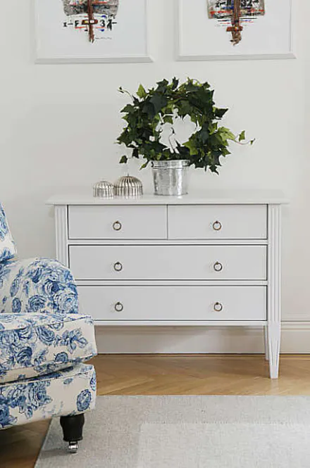 Hovedbilde Stockholm kommode whitewash  529AWW 94x36x72  