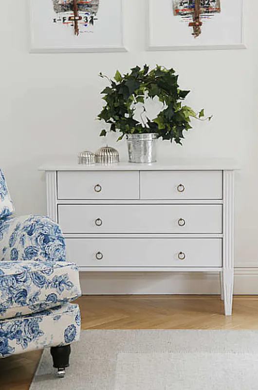 Stockholm kommode whitewash  529AWW 94x36x72  