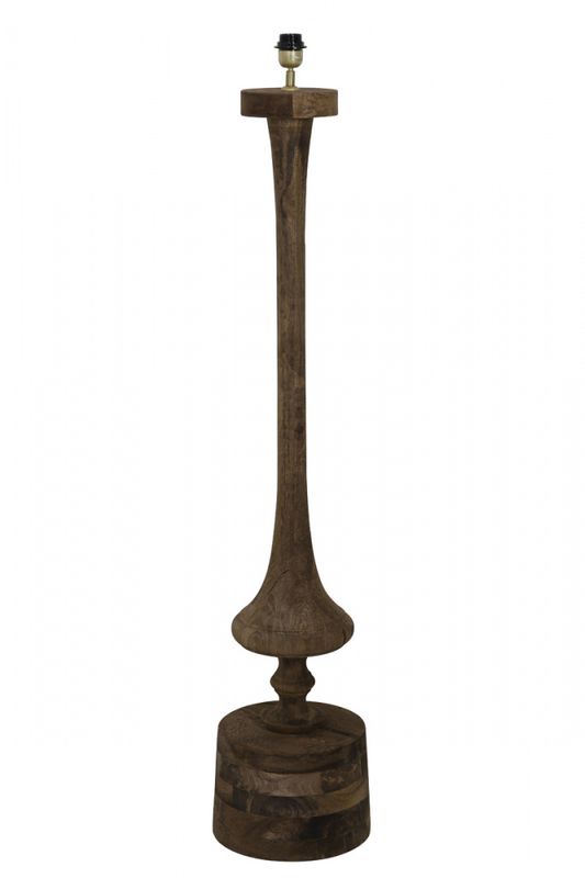Floor lamp 29x29x135 cm RONIN wood dark brown
