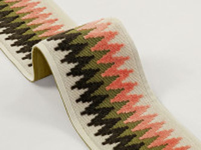 Hovedbilde Chevron Braid Somerset Green trimmings