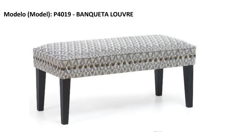 Puff - Banqueta Louvre 