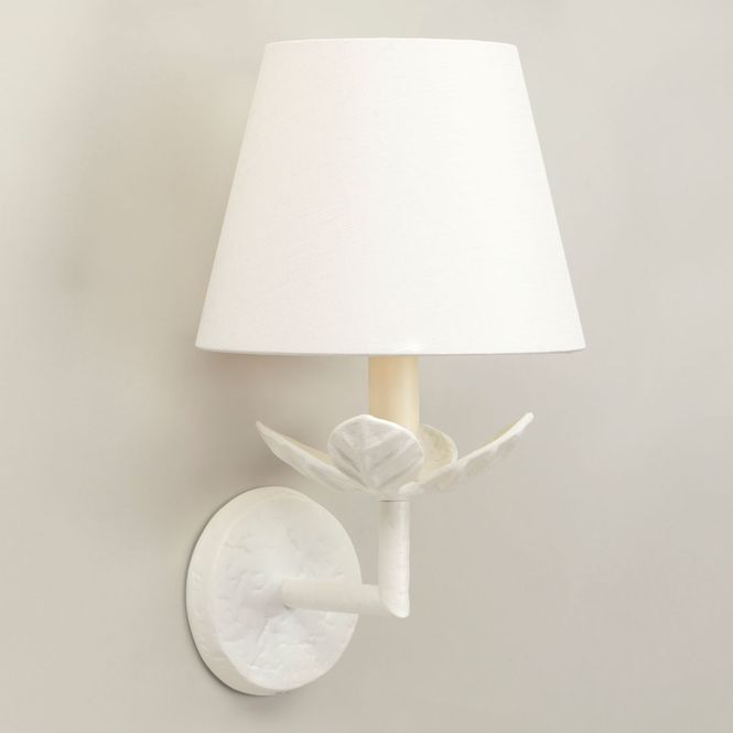Hovedbilde Carrick Leaf Wall Light chalk white vegglampe ...