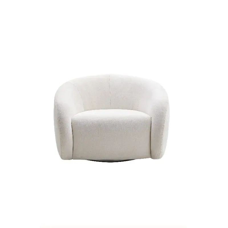  Stol Maxwell Swing 96x93x71cm Chenille Ivory 