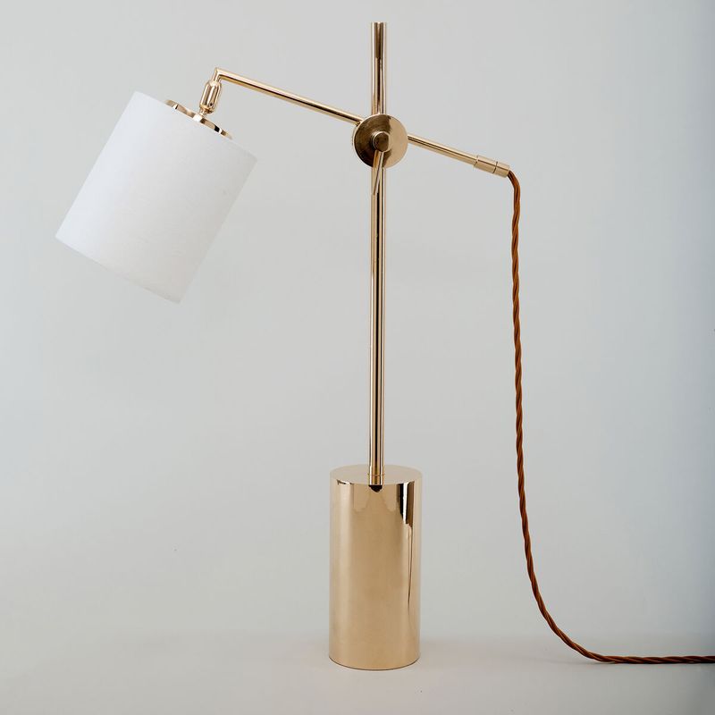 Farnham Desk Lamp Code: TM0103.BR bordlampe m/ skjerm 