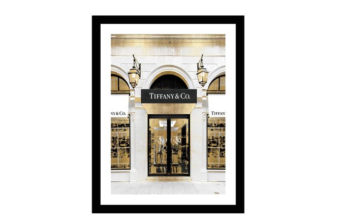 Hovedbilde Glass picture w/frame Tiffany & Co 70cm x 90cm