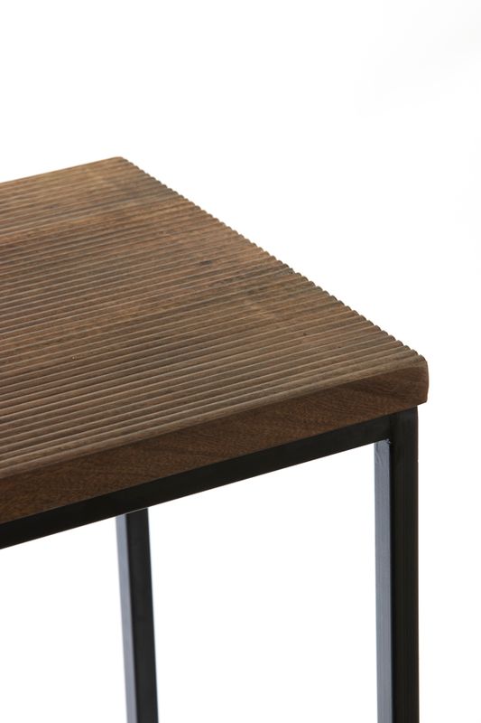 Konsoll 6774583 - Console S/2 100x30x70+120x40x82 cm BRYSON wood
