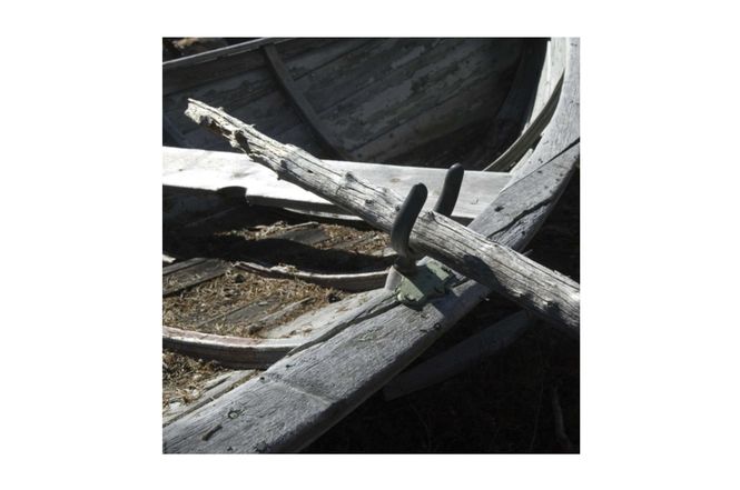 Hovedbilde Glass Picture Gammel robåt 120 × 120 cm fra Home ...