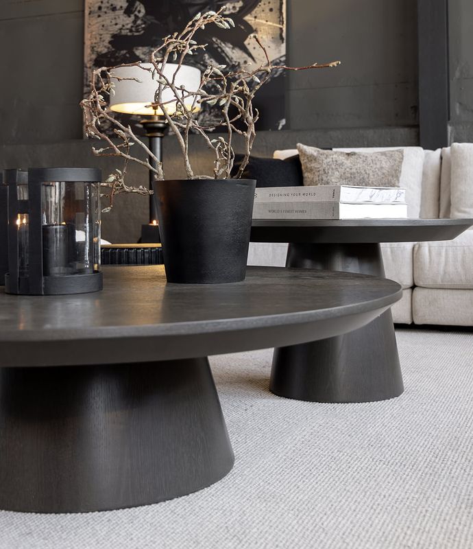 Cloud sofabord rundt 120cm Ø 06-81718 Dark Grey