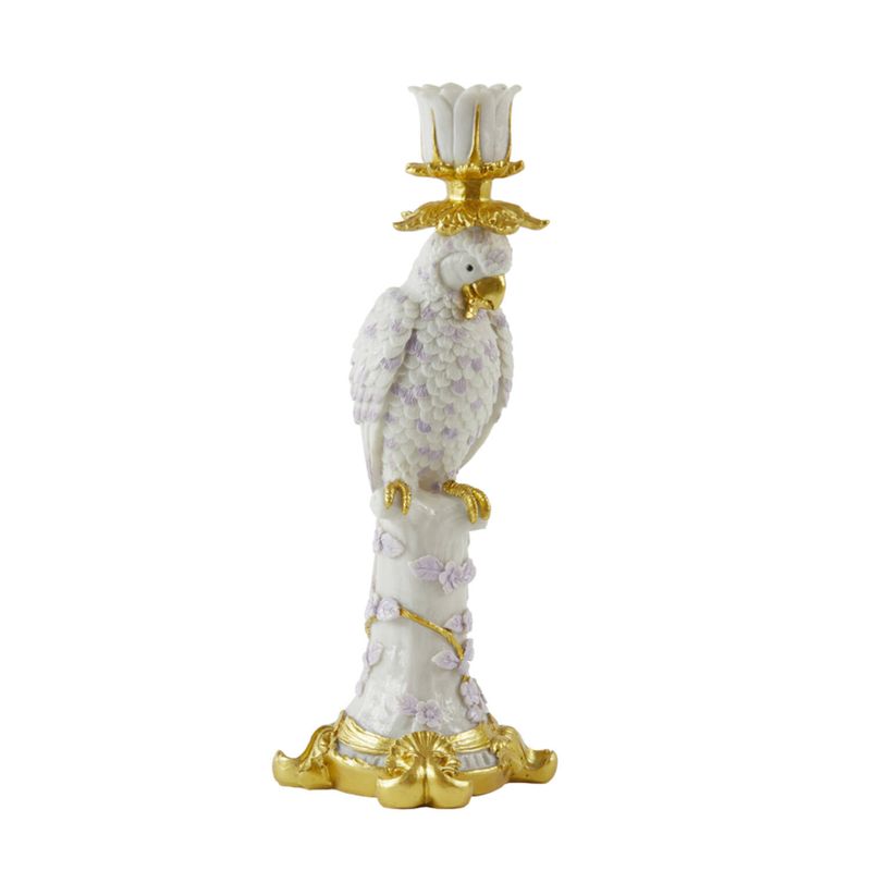 Candle holder 14,5x12x37 cm LORA lilac
