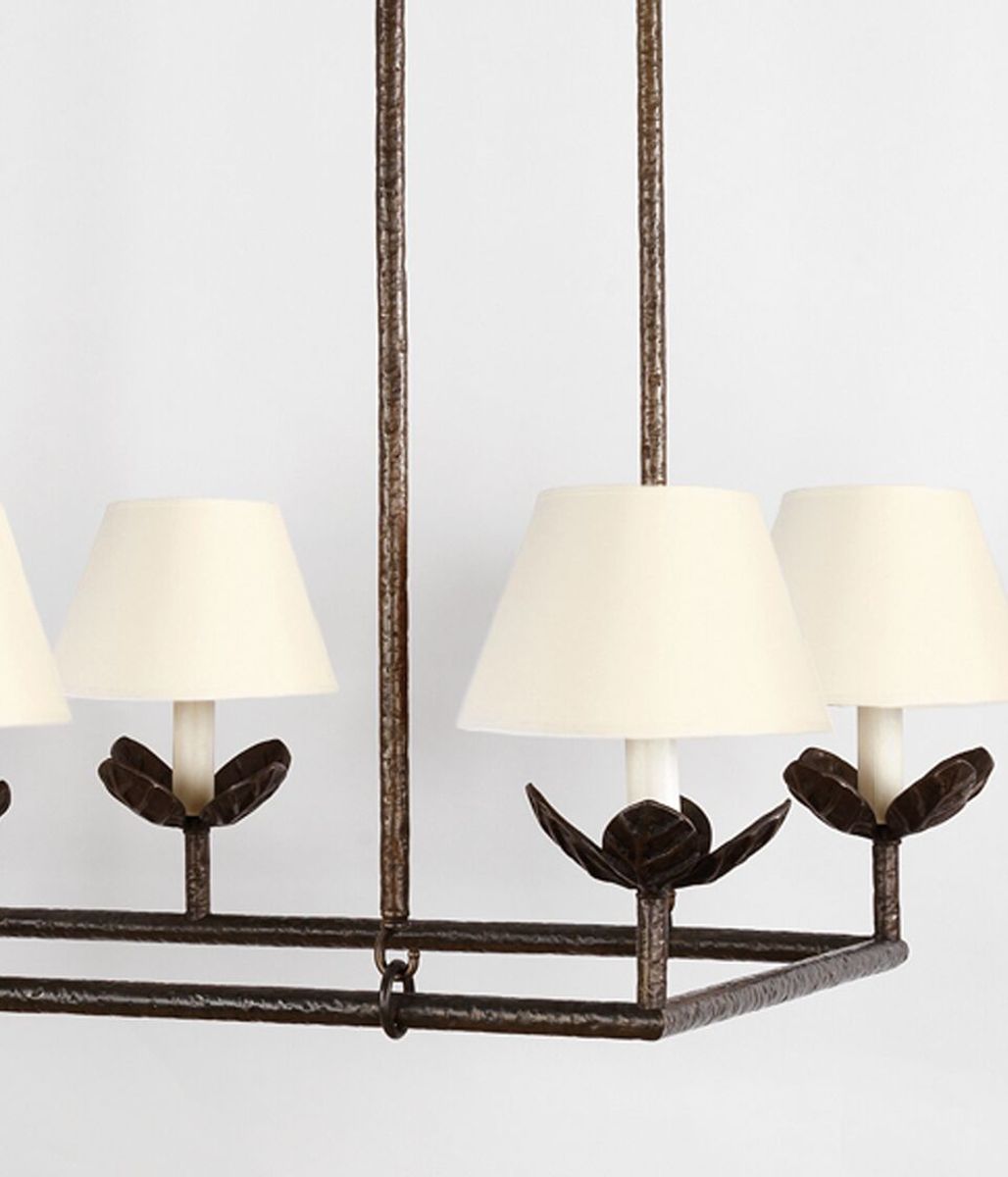 St. Vivienne Leaf Chandelier Code: CL0141.BZ bronze