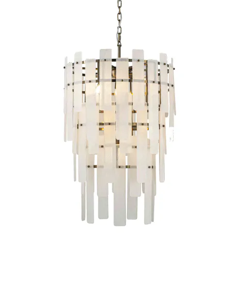 Hovedbilde Taklampe Florentino Ø60cm H90cm 10 lys Frost ...