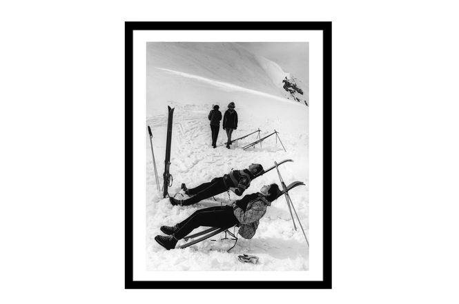 Hovedbilde Glass picture w/frame relaxing in the sun 70cm x ...
