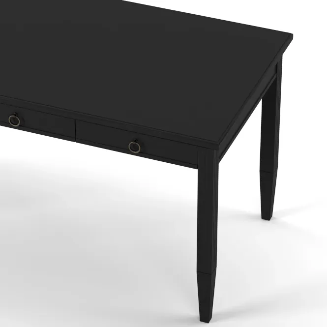 Hovedbilde Stockholm Skrivebord black  3 skuffer