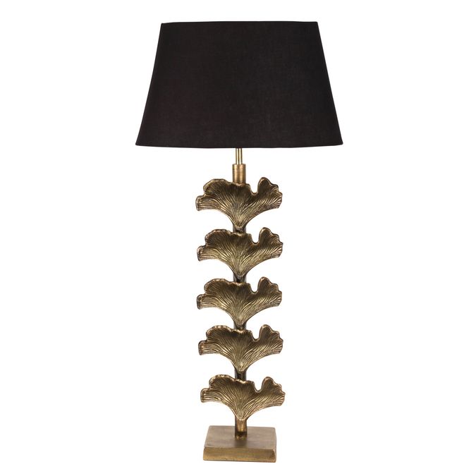 Hovedbilde LAMP, LEAF TOWER, GOLD ANTIQUE Item No: ...