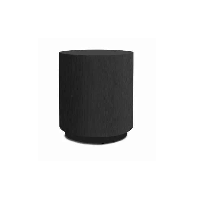 Hovedbilde  Sidebord Qube Ø50x51cm Black grov eikefiner  ...