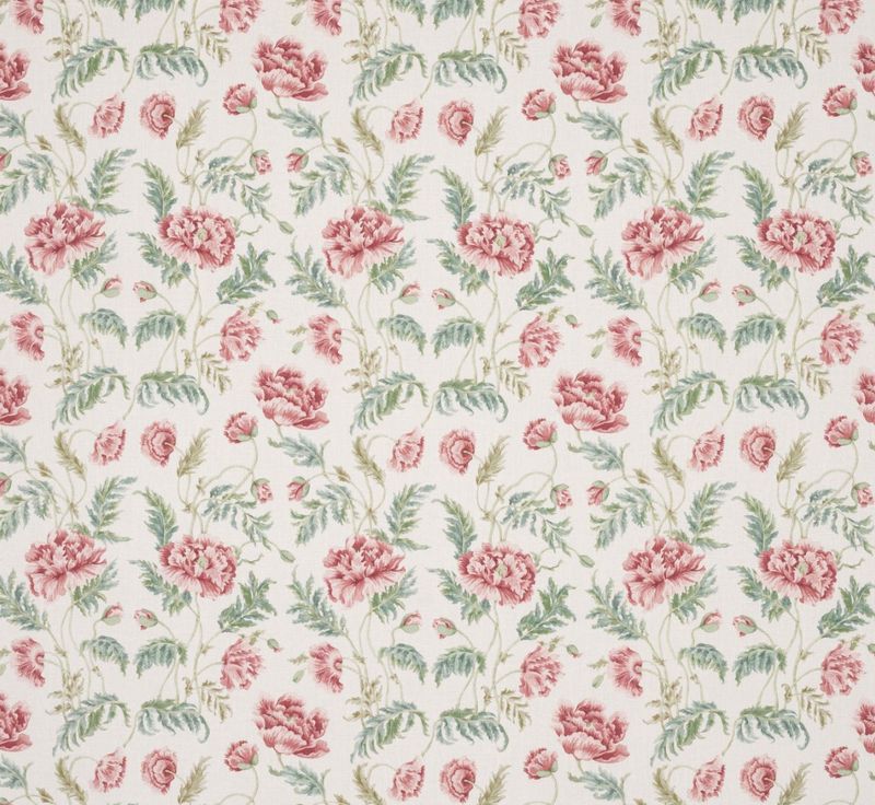 Liftgardin i stoffet Eleanora F4909-01 pink Green fra  Colefax & Fowler 
