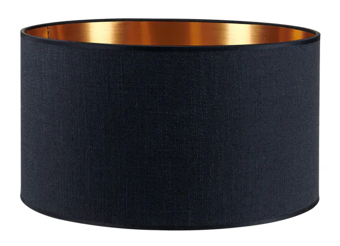 Hovedbilde  Lampeskjerm Ø60cm høyde 35cm lin Black / Copper  ...