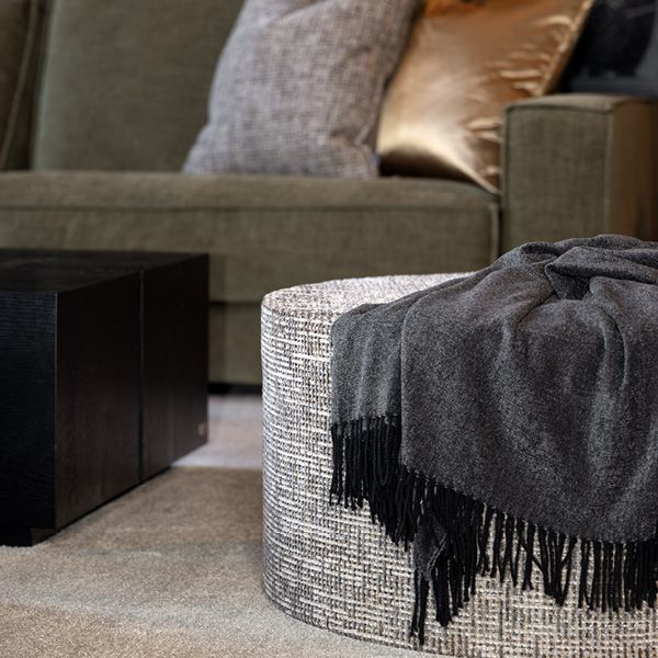 Hovedbilde Pledd FERRARA antracite  130×180 60-71528  50% ...
