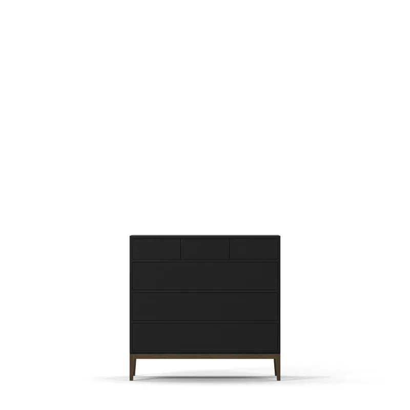 Edge 2.0 kommode black brushed brent valnøtt 744ESB-BW