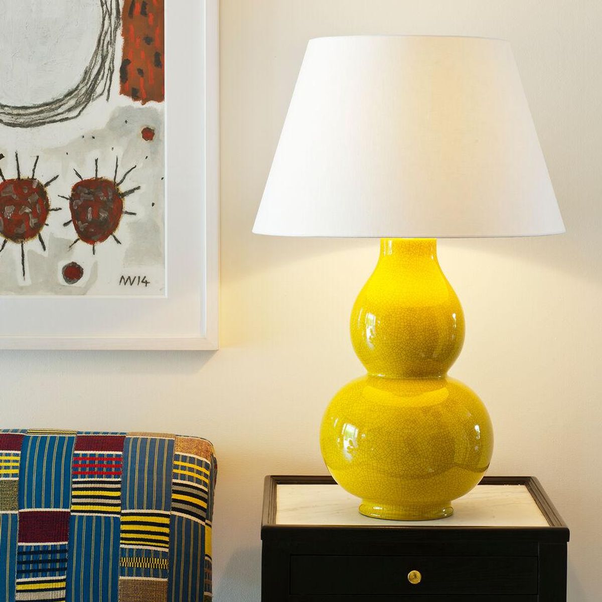 Avebury Table Lamp Code: TC0129.XX mustard u/ skjerm
